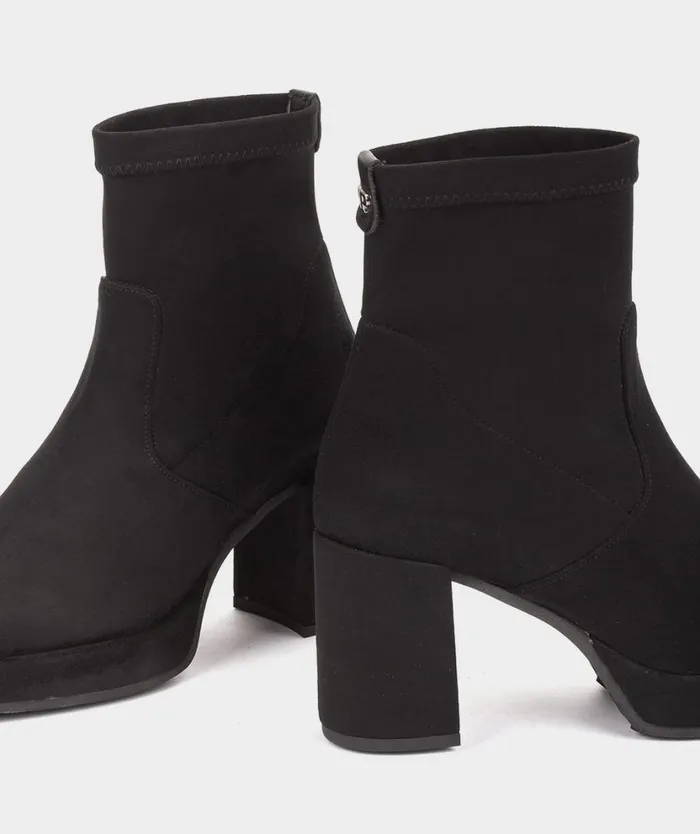Pedro Miralles Ankle Boots MONTREUX Ante Strech Negro 8211 Woman Pedro Miralles Ankle Boots MONTREUX Ante Strech Negro 8211 Woman