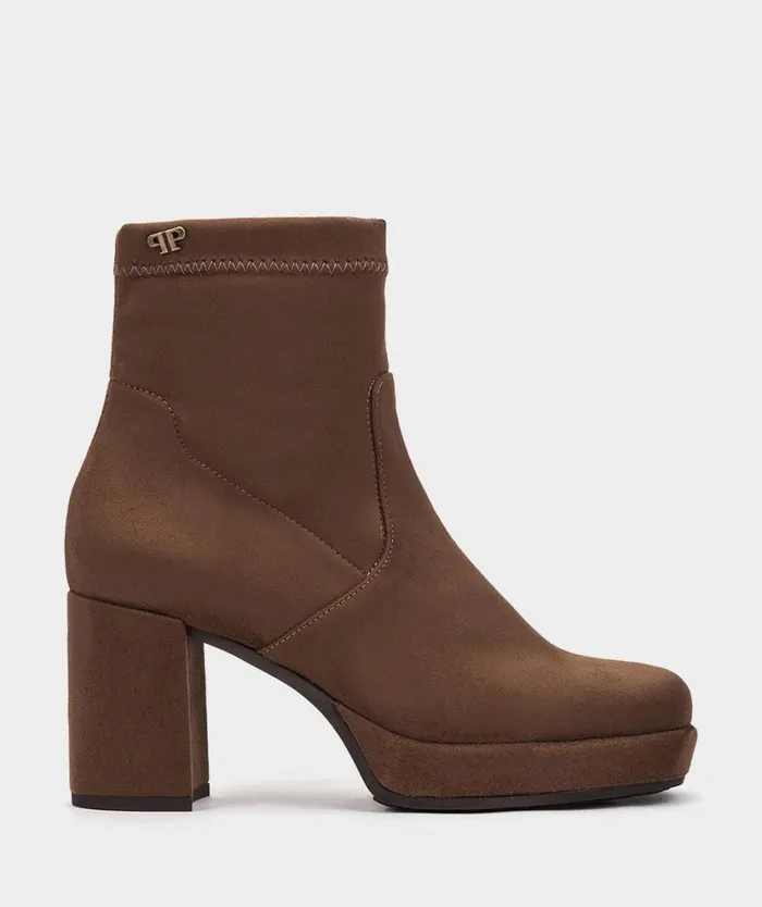 Pedro Miralles Ankle Boots MONTREUX Ante Strech Tabaco 8211 Woman