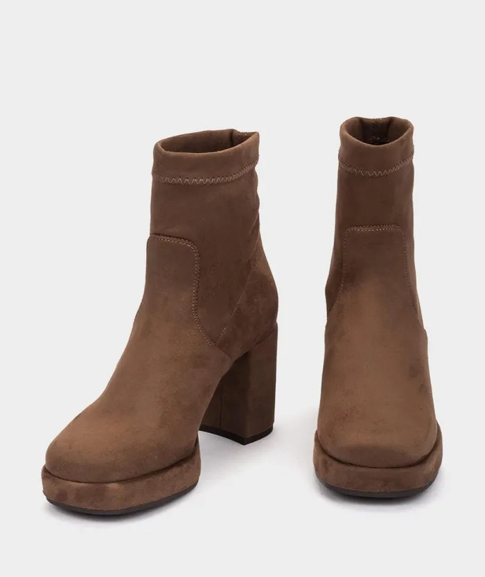 Pedro Miralles Ankle Boots MONTREUX Ante Strech Tabaco 8211 Woman Pedro Miralles Ankle Boots MONTREUX Ante Strech Tabaco 8211 Woman
