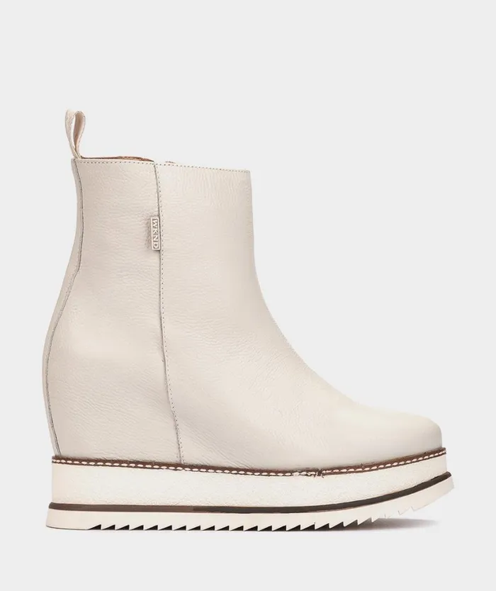Pedro Miralles Ankle Boots MOSKENES Mars Napa Vainilla 8211 Woman