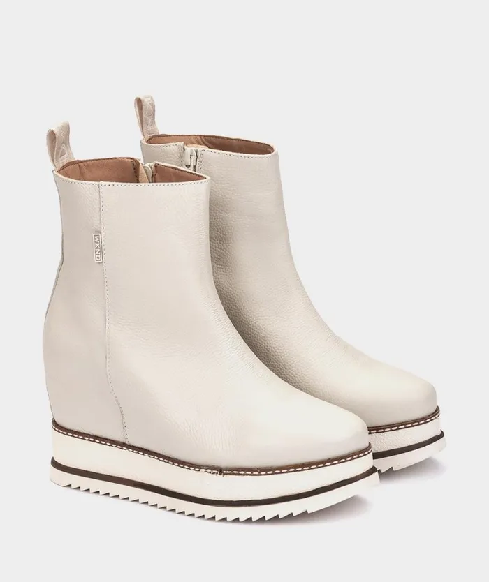 Pedro Miralles Ankle Boots MOSKENES Mars Napa Vainilla 8211 Woman Pedro Miralles Ankle Boots MOSKENES Mars Napa Vainilla 8211 Woman