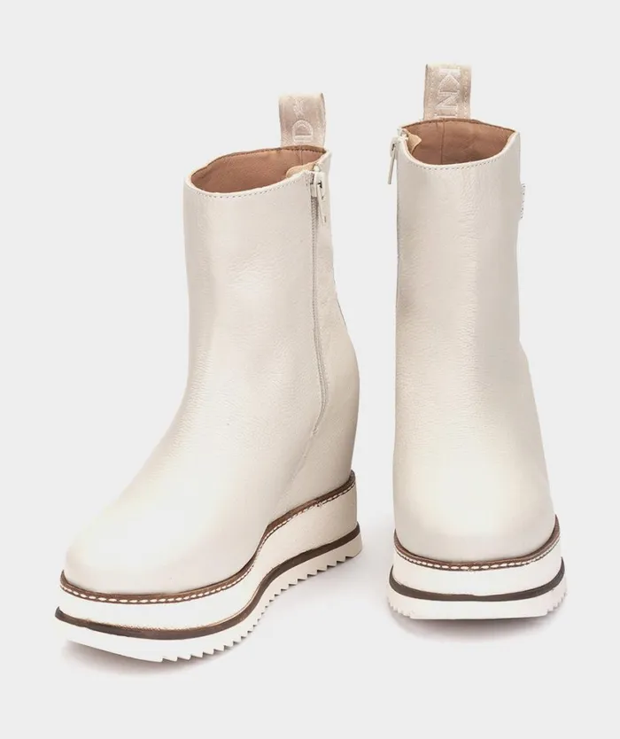 Pedro Miralles Ankle Boots MOSKENES Mars Napa Vainilla 8211 Woman Pedro Miralles Ankle Boots MOSKENES Mars Napa Vainilla 8211 Woman