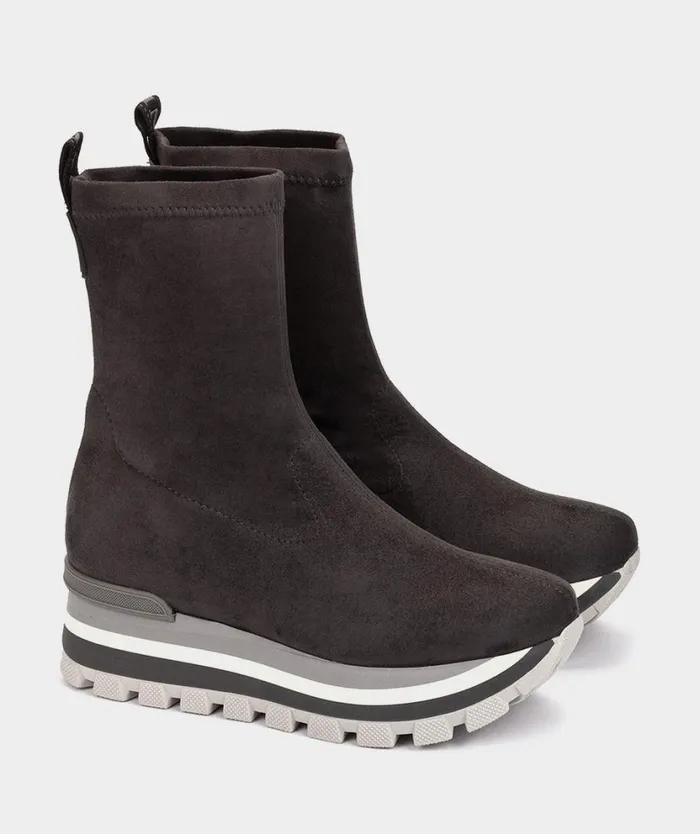 Pedro Miralles Ankle Boots OLITE Ante Strech Asfalto 8211 Woman Pedro Miralles Ankle Boots OLITE Ante Strech Asfalto 8211 Woman