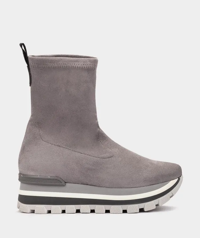 Pedro Miralles Ankle Boots OLITE Ante Strech Gris 8211 Woman