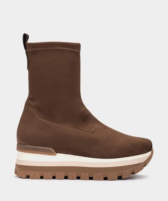 Pedro Miralles Ankle Boots OLITE Ante Strech Tabaco 8211 Woman
