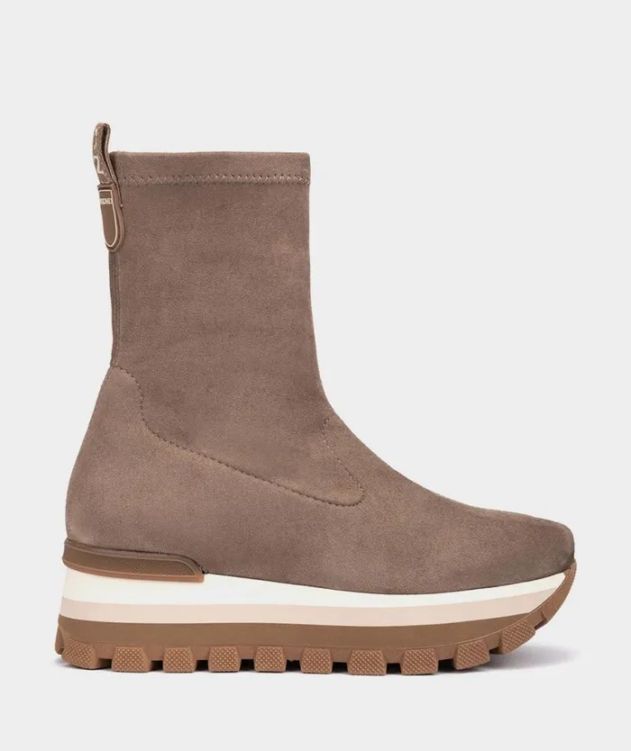 Pedro Miralles Ankle Boots OLITE Ante Strech Taupe 8211 Woman