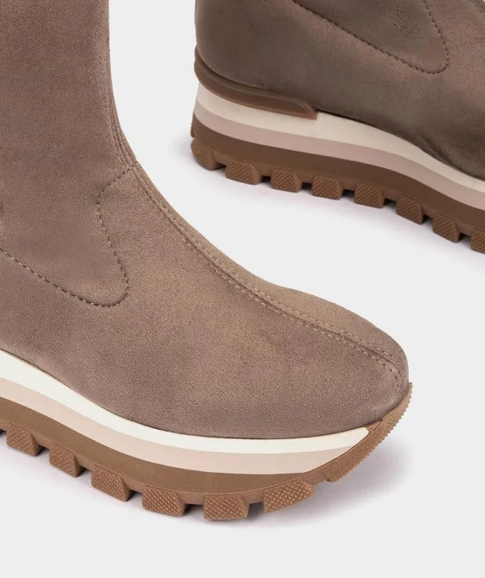 Pedro Miralles Ankle Boots OLITE Ante Strech Taupe 8211 Woman Pedro Miralles Ankle Boots OLITE Ante Strech Taupe 8211 Woman