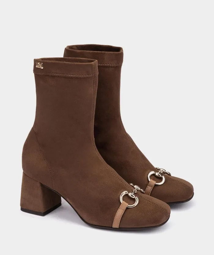 Pedro Miralles Ankle Boots OPOLE Ante Strech Tabaco 8211 Woman Pedro Miralles Ankle Boots OPOLE Ante Strech Tabaco 8211 Woman