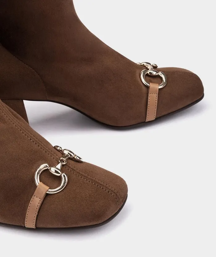 Pedro Miralles Ankle Boots OPOLE Ante Strech Tabaco 8211 Woman Pedro Miralles Ankle Boots OPOLE Ante Strech Tabaco 8211 Woman