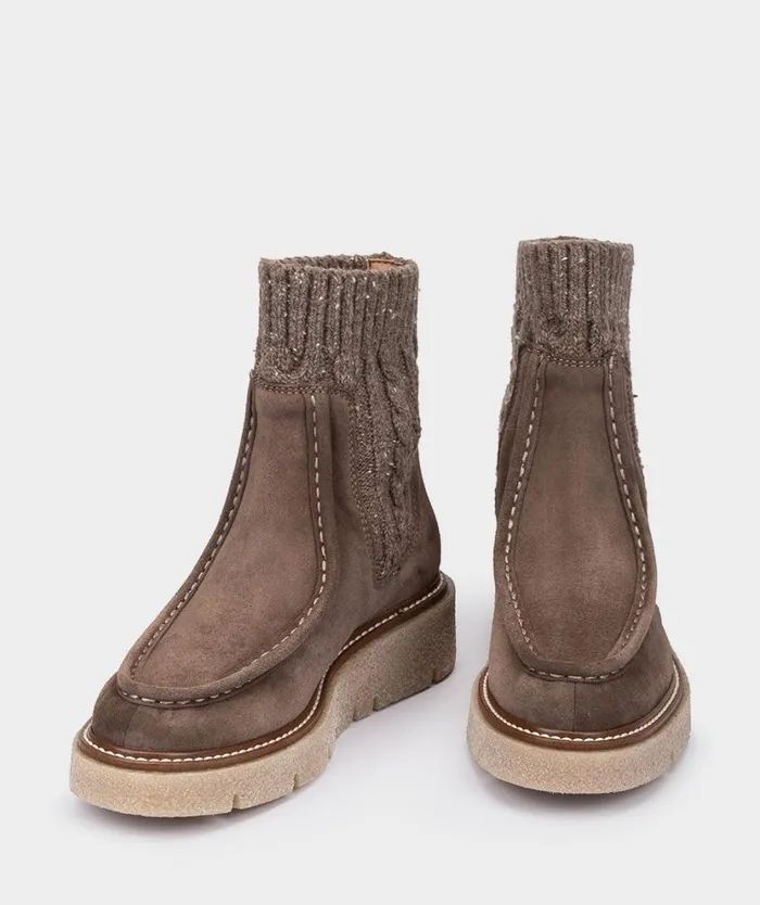 Pedro Miralles Ankle Boots PATAGONIA Velour Fango 8211 Woman Pedro Miralles Ankle Boots PATAGONIA Velour Fango 8211 Woman