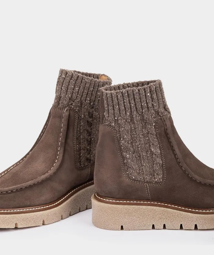 Pedro Miralles Ankle Boots PATAGONIA Velour Fango 8211 Woman Pedro Miralles Ankle Boots PATAGONIA Velour Fango 8211 Woman