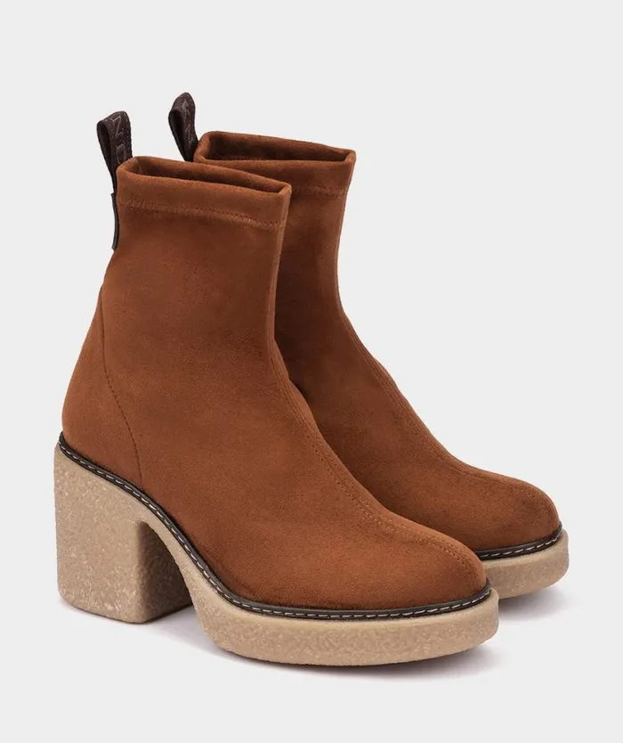 Pedro Miralles Ankle Boots RONCESVALLES Ante Strech Cuero 8211 Woman Pedro Miralles Ankle Boots RONCESVALLES Ante Strech Cuero 8211 Woman