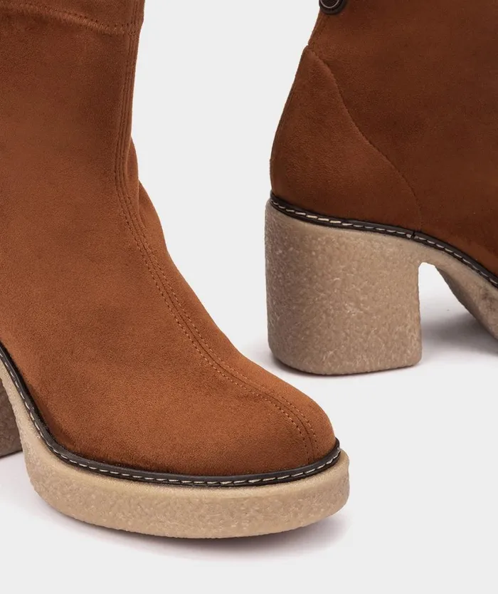 Pedro Miralles Ankle Boots RONCESVALLES Ante Strech Cuero 8211 Woman Pedro Miralles Ankle Boots RONCESVALLES Ante Strech Cuero 8211 Woman