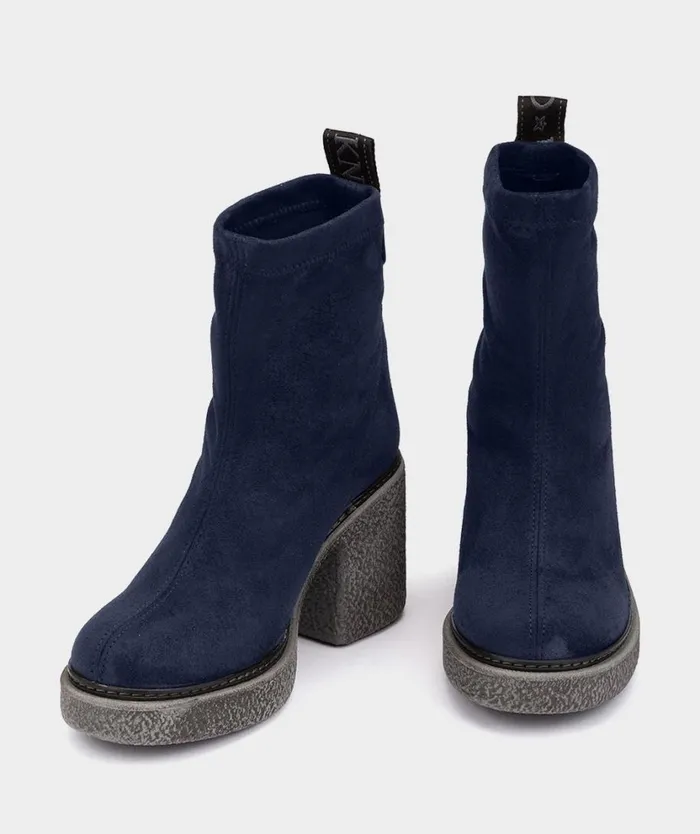 Pedro Miralles Ankle Boots RONCESVALLES Ante Strech Navy 8211 Woman Pedro Miralles Ankle Boots RONCESVALLES Ante Strech Navy 8211 Woman