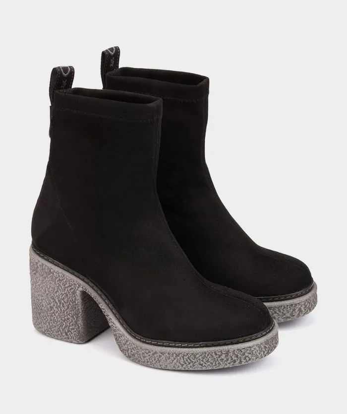 Pedro Miralles Ankle Boots RONCESVALLES Ante Strech Negro 8211 Woman Pedro Miralles Ankle Boots RONCESVALLES Ante Strech Negro 8211 Woman