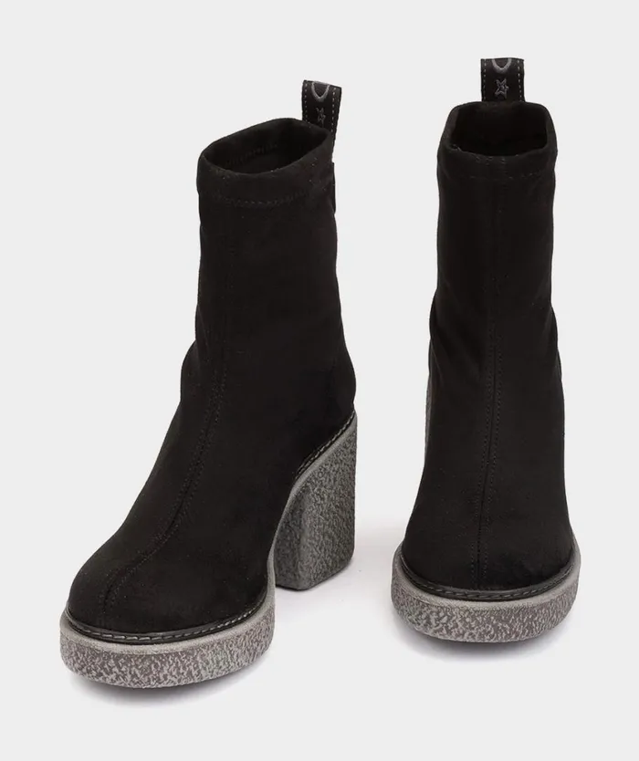 Pedro Miralles Ankle Boots RONCESVALLES Ante Strech Negro 8211 Woman Pedro Miralles Ankle Boots RONCESVALLES Ante Strech Negro 8211 Woman