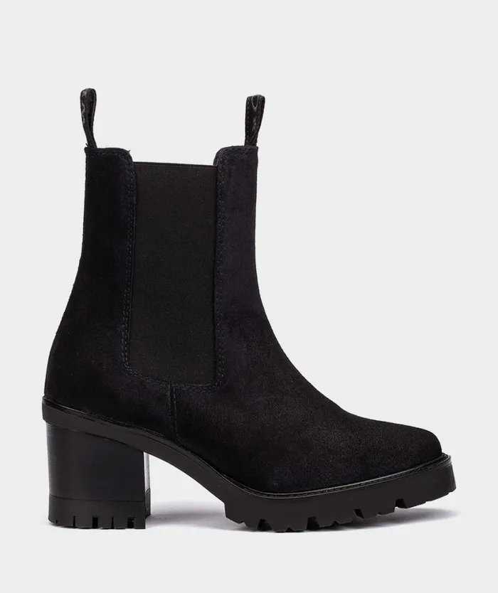 Pedro Miralles Ankle Boots SAINT MICHEL Velour Navy 8211 Woman