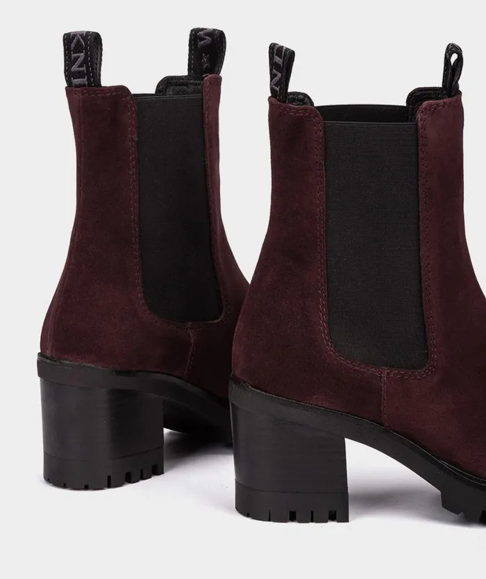 Pedro Miralles Ankle Boots SAINT MICHEL Velour Vino 8211 Woman Pedro Miralles Ankle Boots SAINT MICHEL Velour Vino 8211 Woman