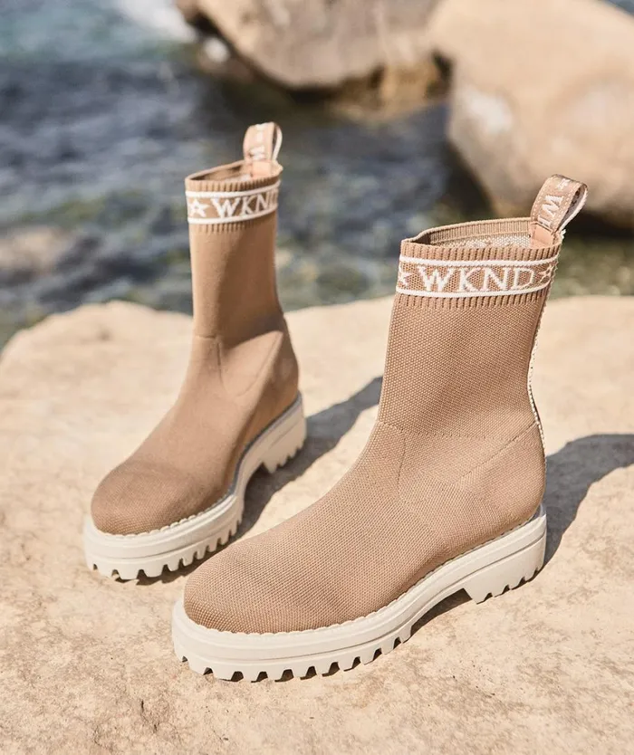 Pedro Miralles Ankle Boots SALZBURGO Sock Camel 8211 Woman