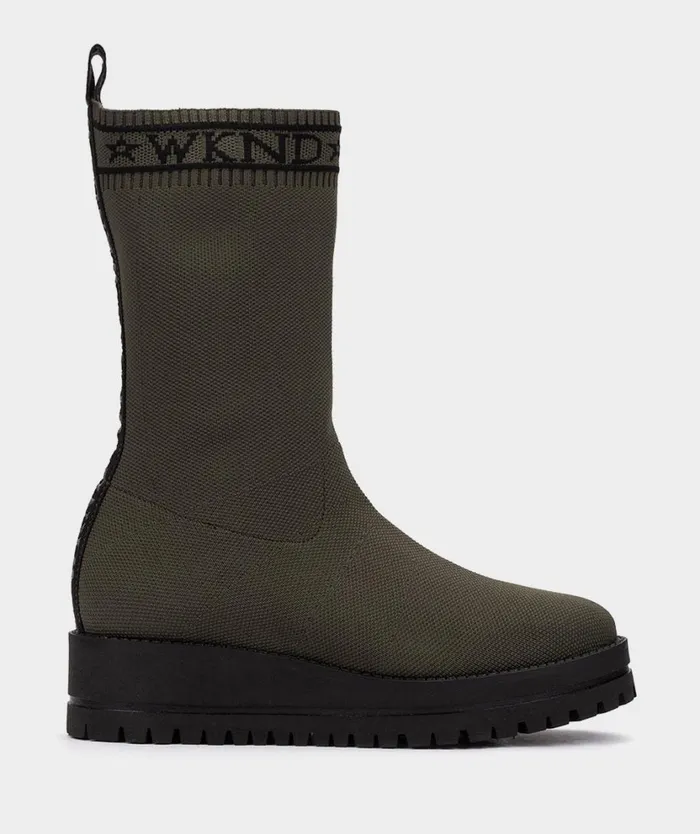 Pedro Miralles Ankle Boots SALZBURGO Sock Kaki 8211 Woman