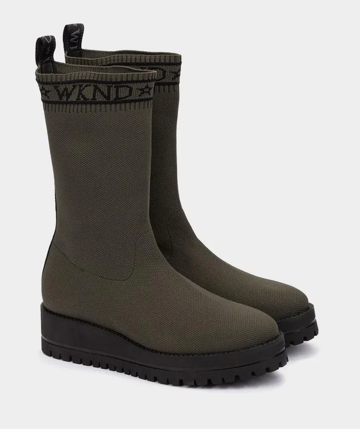 Pedro Miralles Ankle Boots SALZBURGO Sock Kaki 8211 Woman Pedro Miralles Ankle Boots SALZBURGO Sock Kaki 8211 Woman