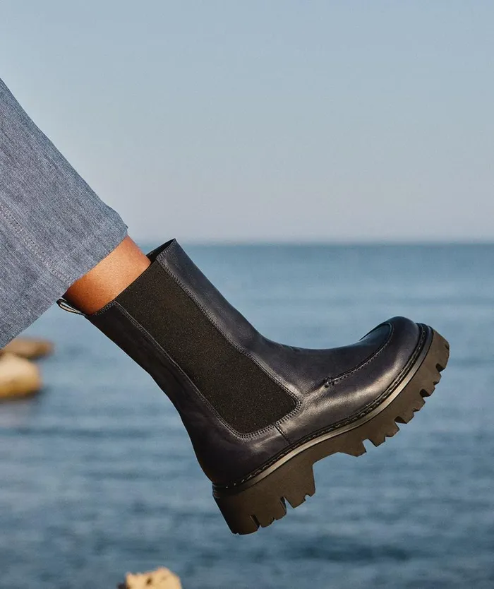 Pedro Miralles Ankle Boots SHANGHI Madras Marino 8211 Woman