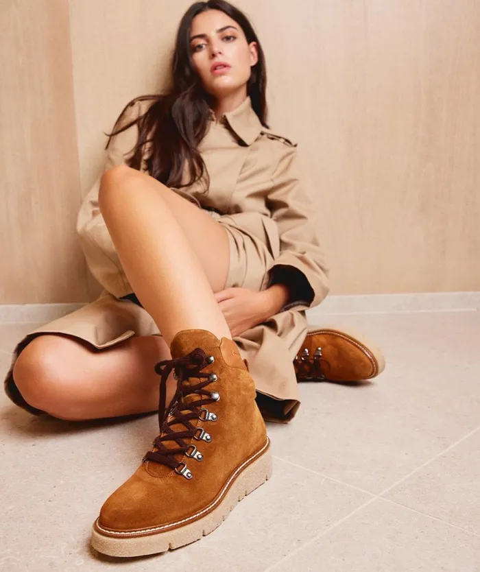 Pedro Miralles Ankle Boots SIBERIA Velour Cuero 8211 Woman