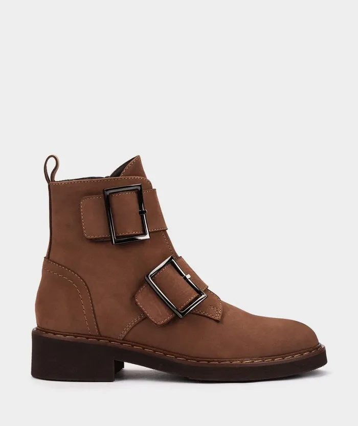 Pedro Miralles Ankle Boots TAIPI Nobuck Cuero 8211 Woman