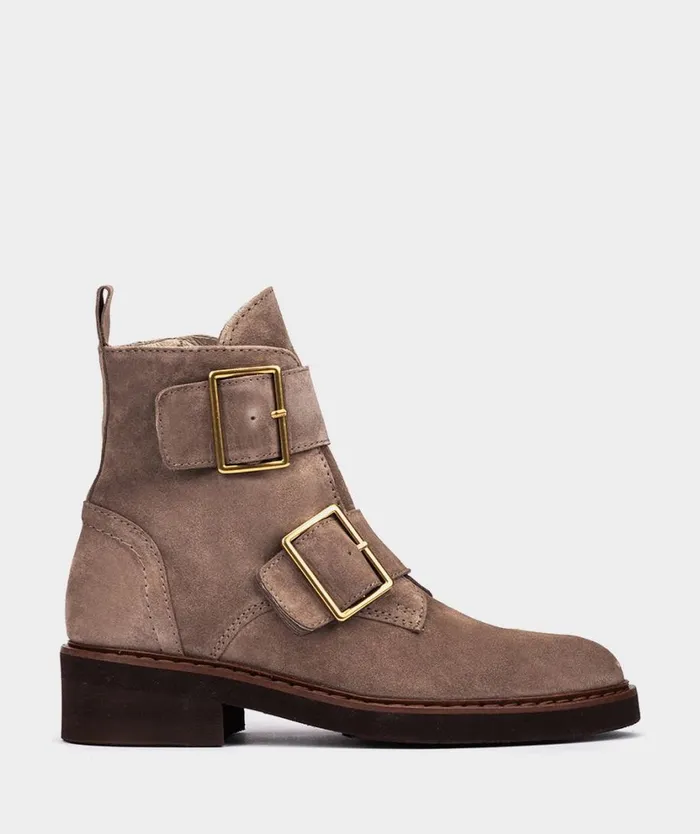 Pedro Miralles Ankle Boots TAIPI Velour Marmota 8211 Woman