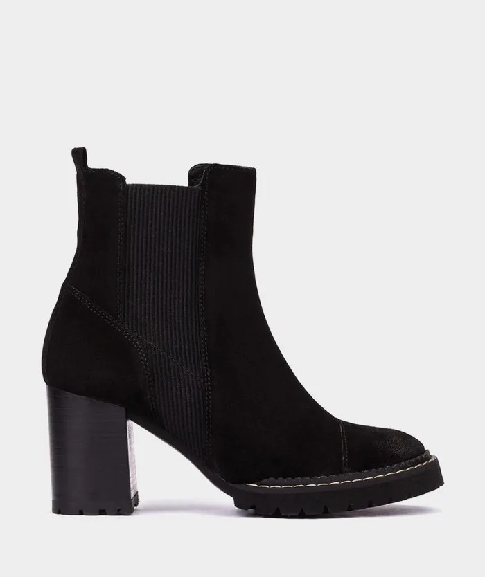 Pedro Miralles Ankle Boots TEXAS Cortina Oil Negro 8211 Woman