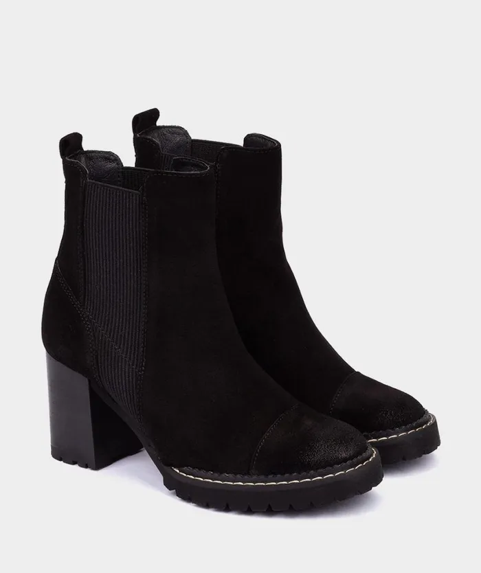 Pedro Miralles Ankle Boots TEXAS Cortina Oil Negro 8211 Woman Pedro Miralles Ankle Boots TEXAS Cortina Oil Negro 8211 Woman