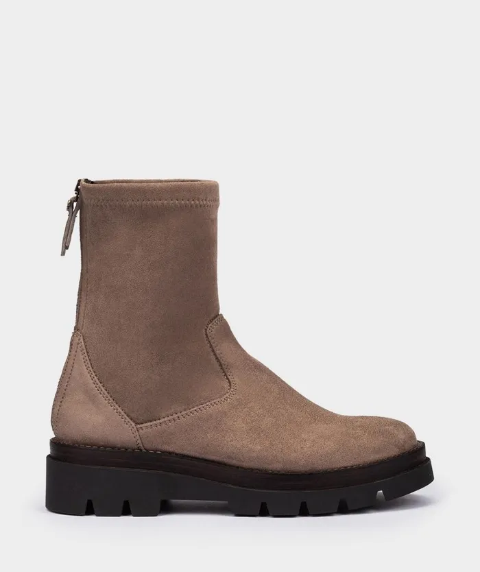 Pedro Miralles Ankle Boots TOKIO Velour Marmota 8211 Woman