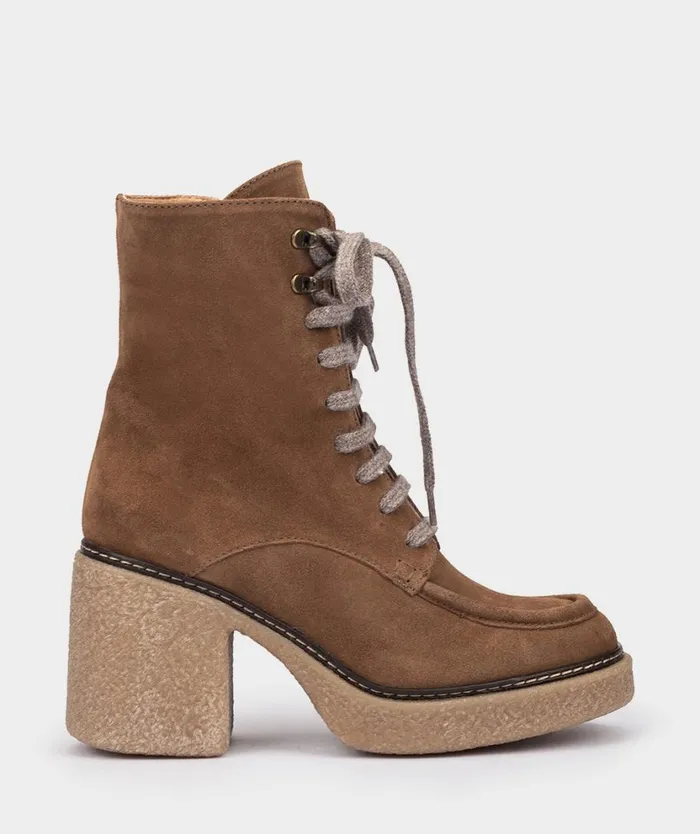 Pedro Miralles Ankle Boots TORLA Velour Birra 8211 Woman