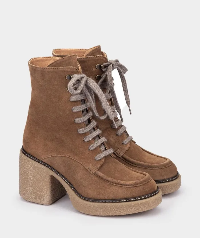 Pedro Miralles Ankle Boots TORLA Velour Birra 8211 Woman Pedro Miralles Ankle Boots TORLA Velour Birra 8211 Woman