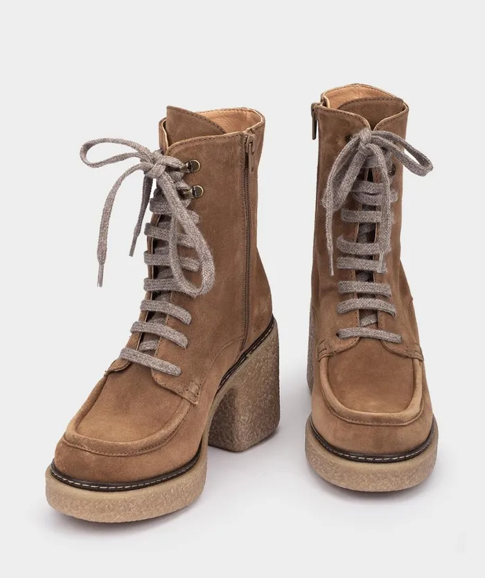 Pedro Miralles Ankle Boots TORLA Velour Birra 8211 Woman Pedro Miralles Ankle Boots TORLA Velour Birra 8211 Woman