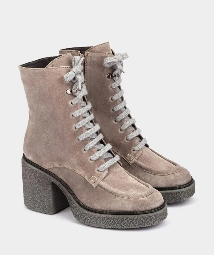 Pedro Miralles Ankle Boots TORLA Velour Peltro 8211 Woman Pedro Miralles Ankle Boots TORLA Velour Peltro 8211 Woman