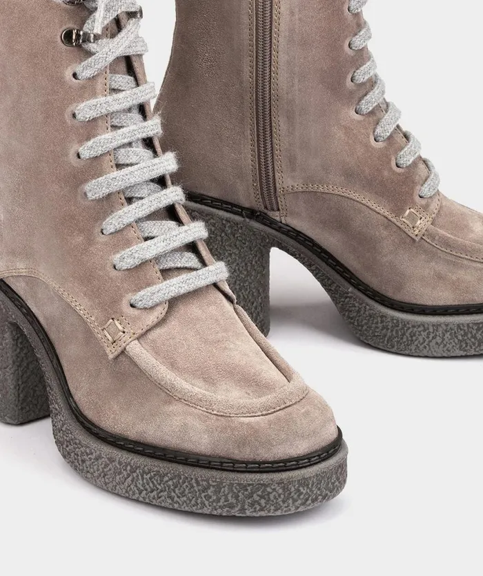 Pedro Miralles Ankle Boots TORLA Velour Peltro 8211 Woman Pedro Miralles Ankle Boots TORLA Velour Peltro 8211 Woman