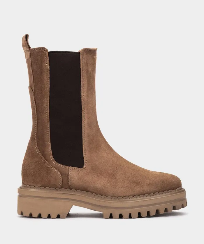 Pedro Miralles Ankle Boots VERONA Velour Birra 8211 Woman