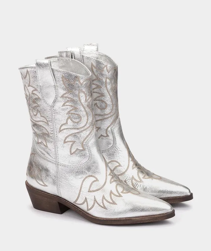 Pedro Miralles Ankle Boots VIRGINIA Cristal Metal Plata 8211 Woman Pedro Miralles Ankle Boots VIRGINIA Cristal Metal Plata 8211 Woman