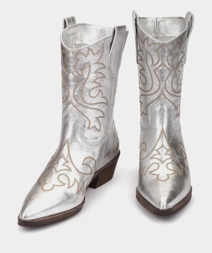 Pedro Miralles Ankle Boots VIRGINIA Cristal Metal Plata 8211 Woman Pedro Miralles Ankle Boots VIRGINIA Cristal Metal Plata 8211 Woman