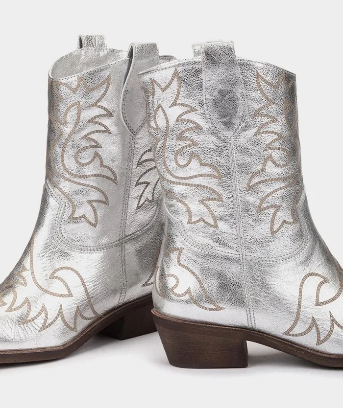 Pedro Miralles Ankle Boots VIRGINIA Cristal Metal Plata 8211 Woman Pedro Miralles Ankle Boots VIRGINIA Cristal Metal Plata 8211 Woman