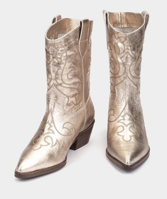 Pedro Miralles Ankle Boots VIRGINIA Cristal Metal Platino 8211 Woman Pedro Miralles Ankle Boots VIRGINIA Cristal Metal Platino 8211 Woman