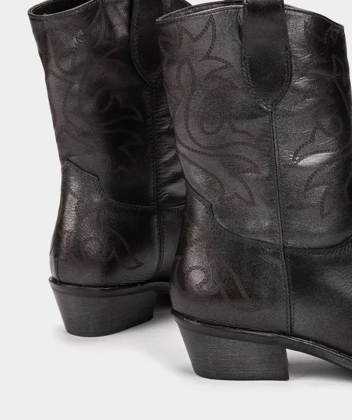 Pedro Miralles Ankle Boots VIRGINIA Nacar Negro 8211 Woman Pedro Miralles Ankle Boots VIRGINIA Nacar Negro 8211 Woman