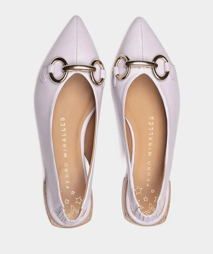 Pedro Miralles Ballet Flats SORIA Natur Lila 8211 Woman Pedro Miralles Ballet Flats SORIA Natur Lila 8211 Woman
