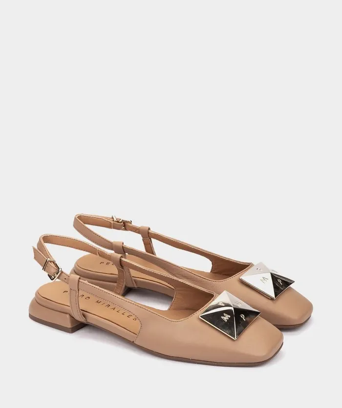 Pedro Miralles Ballet Flats VINCI Natur Camel 8211 Woman Pedro Miralles Ballet Flats VINCI Natur Camel 8211 Woman
