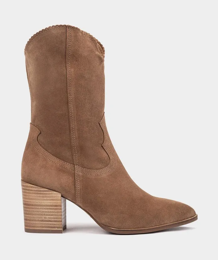 Pedro Miralles Boots ARKANSAS Velour Birra 8211 Woman