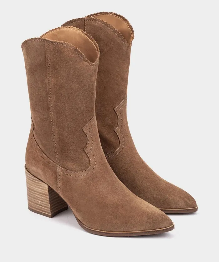 Pedro Miralles Boots ARKANSAS Velour Birra 8211 Woman Pedro Miralles Boots ARKANSAS Velour Birra 8211 Woman