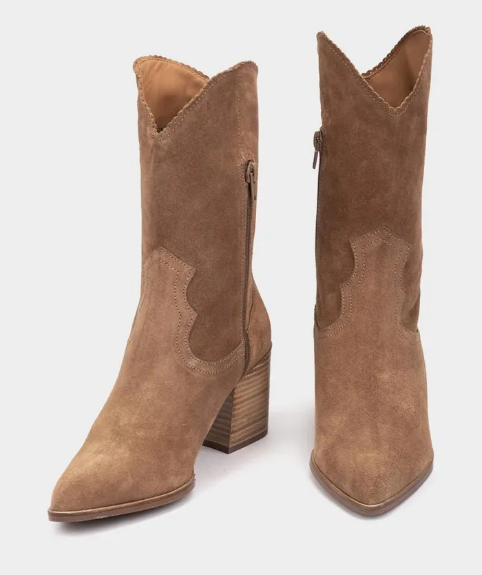 Pedro Miralles Boots ARKANSAS Velour Birra 8211 Woman Pedro Miralles Boots ARKANSAS Velour Birra 8211 Woman