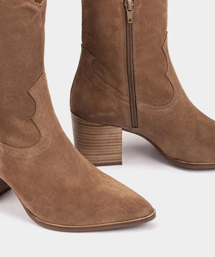Pedro Miralles Boots ARKANSAS Velour Birra 8211 Woman Pedro Miralles Boots ARKANSAS Velour Birra 8211 Woman
