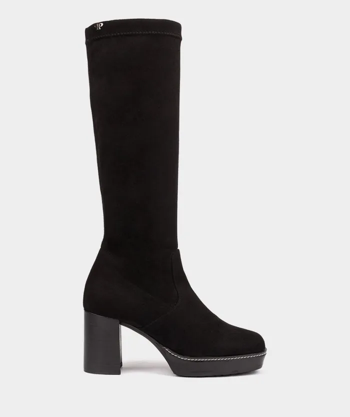 Pedro Miralles Boots BASILEA Ante Strech Negro 8211 Woman
